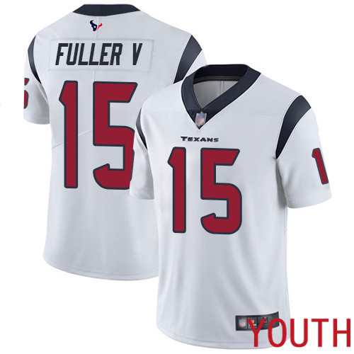 Houston Texans Limited White Youth Will Fuller V Road Jersey NFL Football 15 Vapor Untouchable